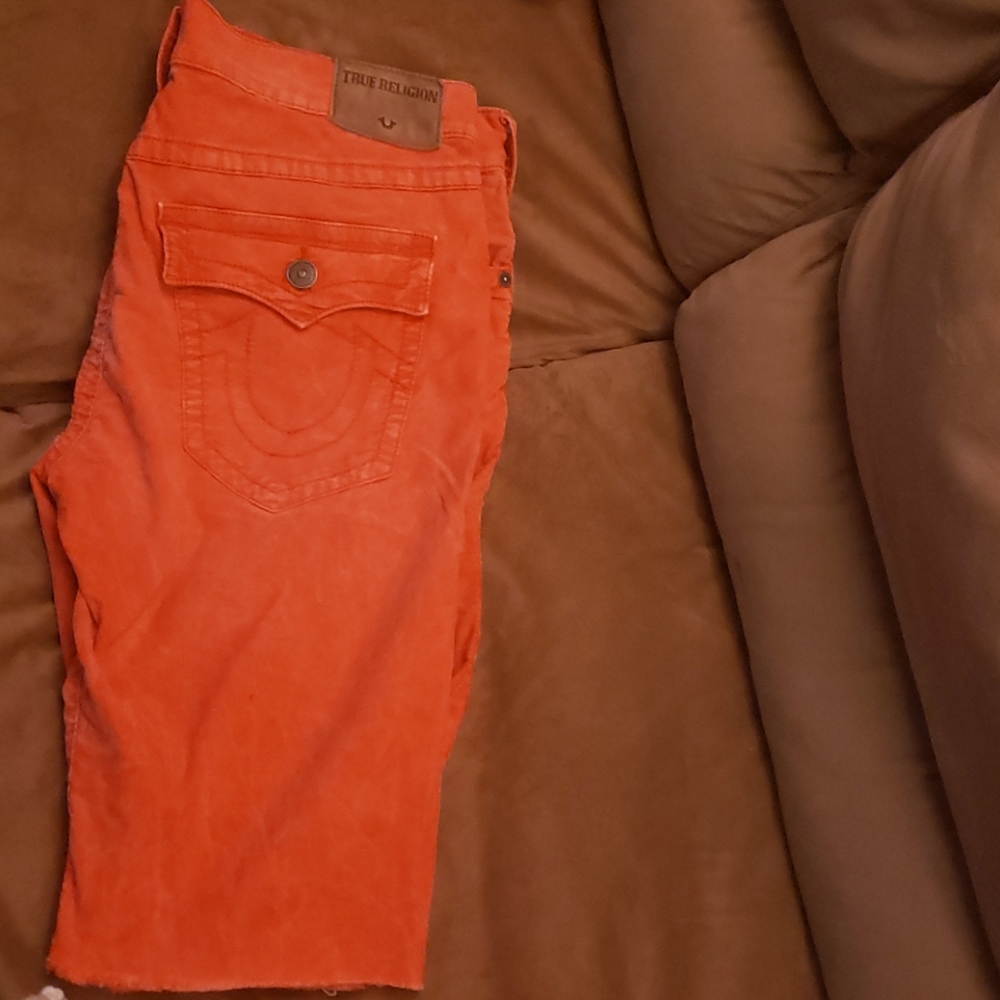 True Religion cut off shorts